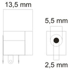 Soclu alimentare mama DC 5.5mm x 2.5mm lipire 5A CLIFF DC-10B FC68149