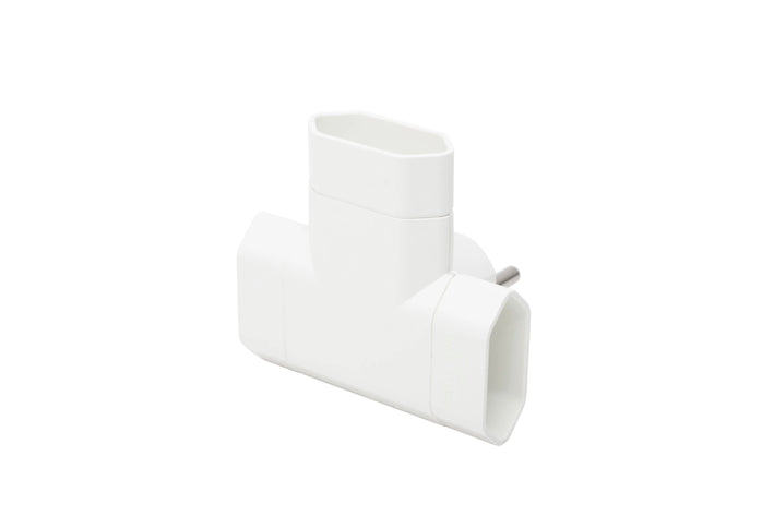 Soclu EURO x3 distribuitor T alb montare incastrata Home TPF3E