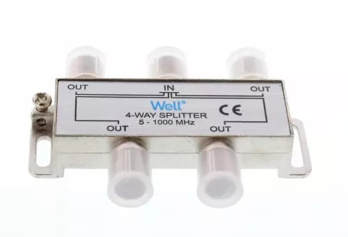 Spliter CATV 4 cai 1000Mhz Well