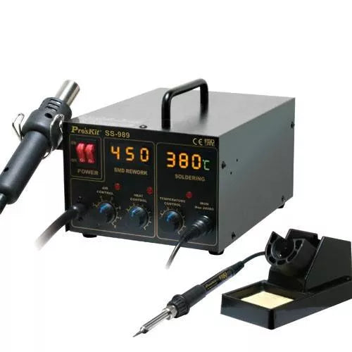 Statie de lipit SMD 2 in 1 cu aer cald SS-989B ProsKit