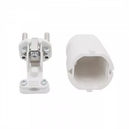 Stecher 250V 50hz 16A schuko tata alb