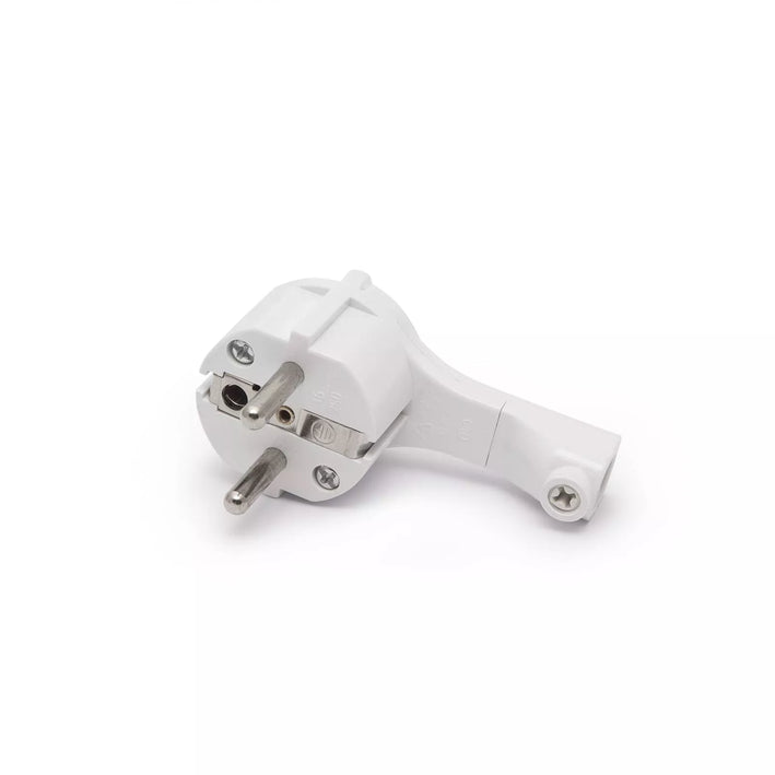 Stecher SCHUKO tata 250V 50Hz 16A alb 90 grade delight