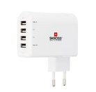 Stecher Skross EU cu 4 porturi USB alb 3x 1A 1x 2.4A