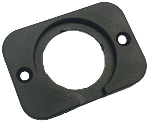 Suport aplicat pentru 1x priza auto surub negru SCI A13-122-3