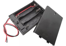 Suport baterii 3x AA cu capac si intrerupator si 2 fire BAT.H.AA-3 SWITCH