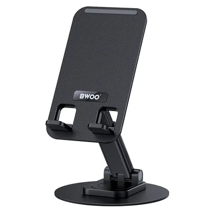 Suport birou rotativ 360 grade pentru telefon negru BWOO ZJ132