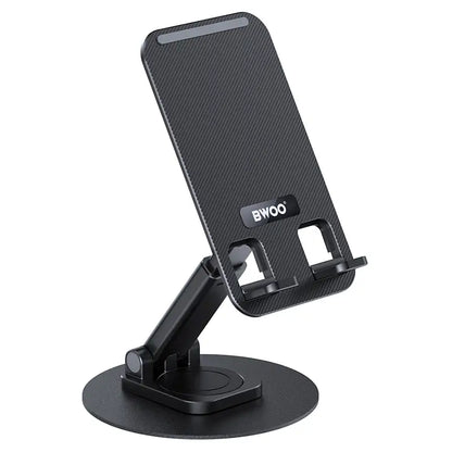 Suport birou rotativ 360 grade pentru telefon negru BWOO ZJ132