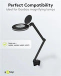 Suport de perete pentru lampa cu lupa negru pentru cod 65575 /64986 /64988 /64989 Goobay 64991