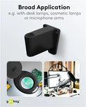 Suport de perete pentru lampa cu lupa negru pentru cod 65575 /64986 /64988 /64989 Goobay 64991