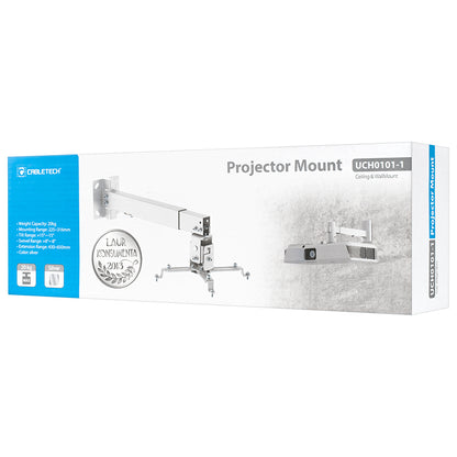 Suport proiector perete/tavan argintiu UCH0101-1 Cabletech