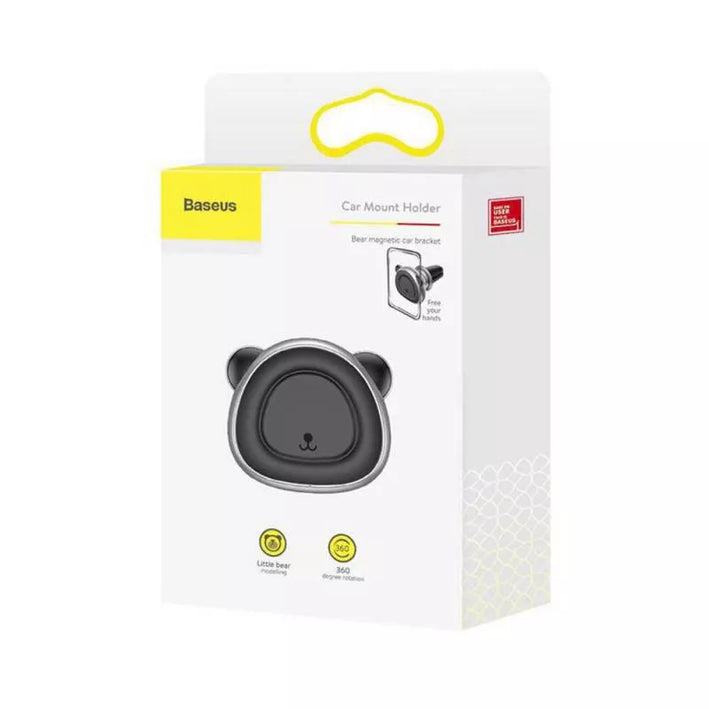 Suport telefon Baseus Bear Argintiu pentru grila de ventilatie auto