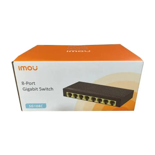 Switch Imou SG108C 8 porturi Gigabit 10 /100 /1000Mbps negru