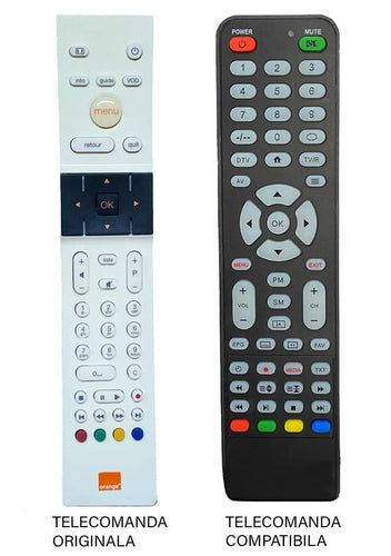 Telecomanda pentru receptor Orange SHD85 /TVBOX2011 /TV SHD 85 /SMT-H6106 /Cod ER/4089 MFY/4079 (474)