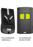 Telecomanda poarta garaj BYou T2A 2 Butoane/ cod saritor/ 433.92Mhz (649)