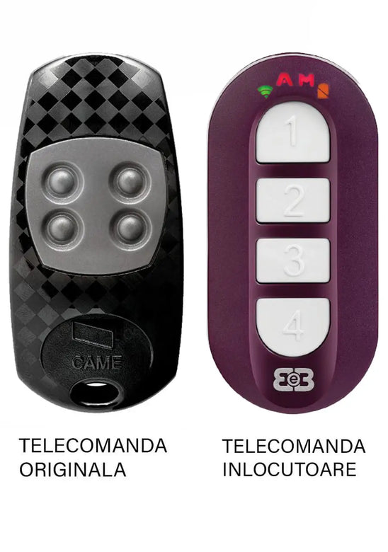 Telecomanda poarta garaj Came ATO4EV 4 Butoane/ cod saritor/ 433.92Mhz (603)