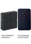 Telecomanda poarta garaj de 2 si 4 canale cod saritor 433.92MHz Gibidi AU 3000 E Domino compatibila cu originalul (819)