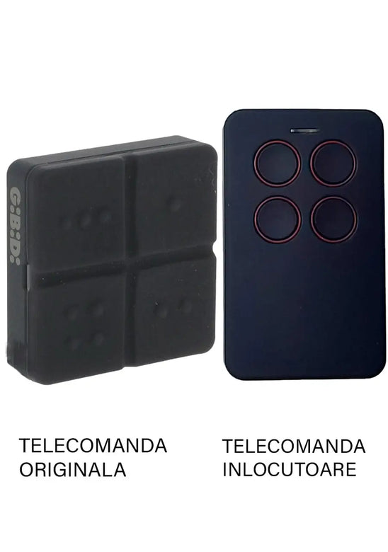 Telecomanda poarta garaj de 2 si 4 canale cod saritor 433.92MHz Gibidi AU 3000 E Domino compatibila cu originalul (819)