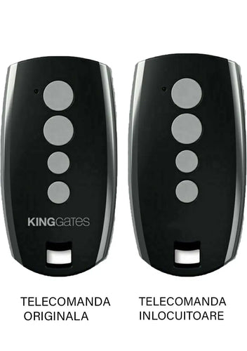 Telecomanda poarta garaj de 2 si 4 canale cod saritor 433.92MHz KingGates Stylo 4 compatibila cu originalul (826)