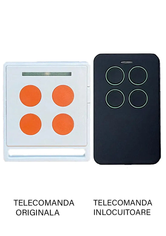 Telecomanda poarta garaj de 2 si 4 canale cod saritor 433.92MHz NICE ECCO5 WO compatibila cu originalul (842)