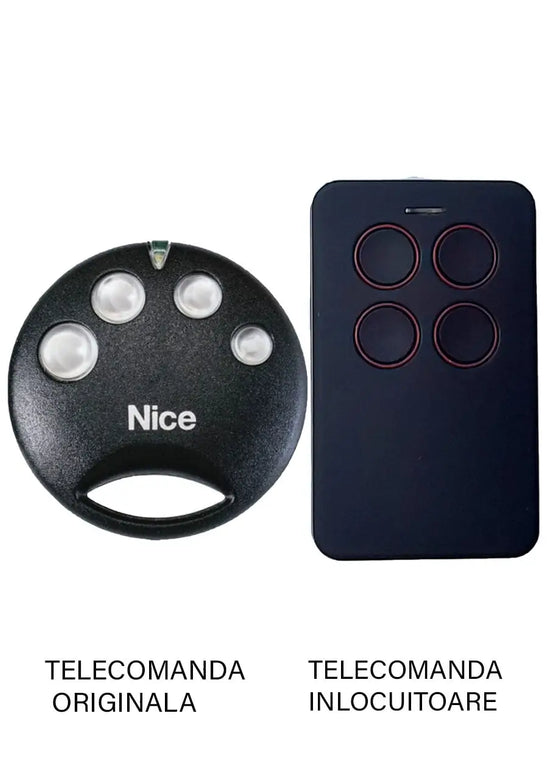 Telecomanda poarta garaj de 2 si 4 canale cod saritor 433.92MHz NICE SMILO SM4 compatibila cu originalul (842)