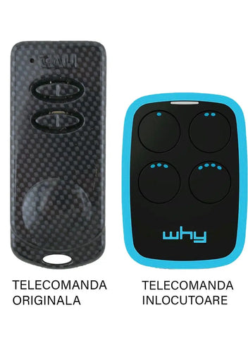 Telecomanda poarta garaj de 2 si 4 canale cod saritor 433.92MHz TAU 250-K-SLIM-RP compatibila cu originalul (851)