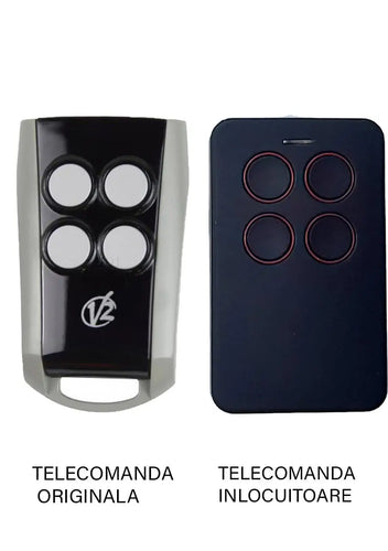 Telecomanda poarta garaj de 2 si 4 canale cod saritor 433.92MHz V2 Phoenix compatibila cu originalul (853)