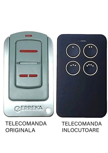 Telecomanda poarta garaj Erreka Iris de doua si patru canale/ cod saritor/ 433.92MHz sau 868.35MHz (813)