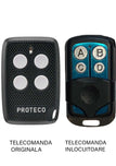Telecomanda poarta garaj Proteco ANGIE 4 de doua si patru canale/ cod fix/ 433.92MHz (843)