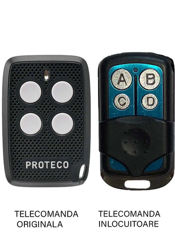 Telecomanda poarta garaj Proteco ANGIE 4 de doua si patru canale/ cod fix/ 433.92MHz (843)