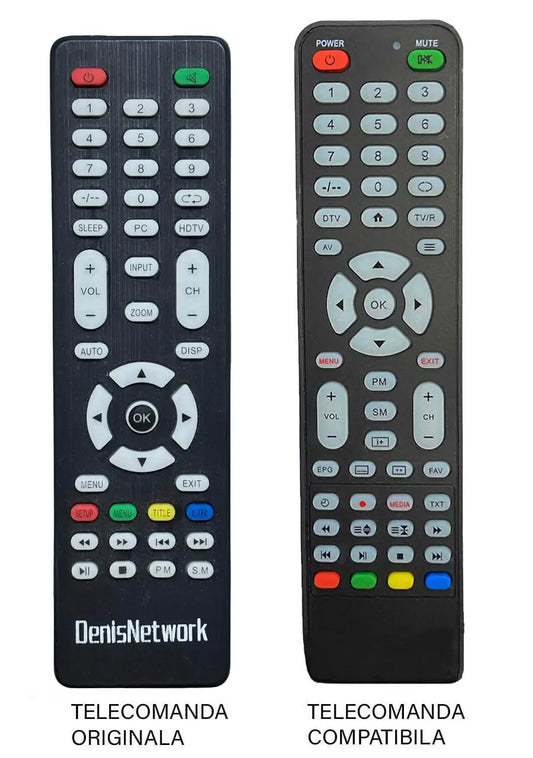 Telecomanda TV DenisNetwork compatibil cu originalul cod ER1672 /MFY1662 (567)