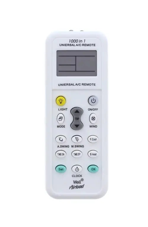 Telecomanda universala pentru aparate de aer conditionat Well RC-AC-AIRLOAD-WL