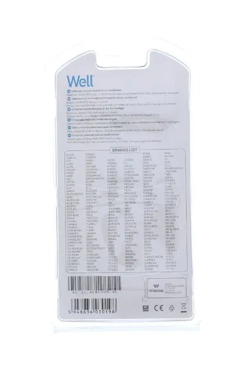 Telecomanda universala pentru aparate de aer conditionat Well RC-AC-AIRLOAD-WL