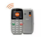 Telefon mobil Gigaset GL390 cu butoane mari argintiu