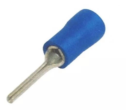 Terminal papuc cu pin din sarma 1.9mm 1.5/2.5 mm2 crimpat izolata albastru NINIGI ST-070/B
