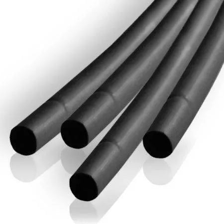 Tub termocontractabil 6.5mm/ 3.25mm negru 0.5m Kemot