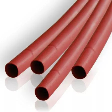 Tub termocontractabil 6.5mm/ 3.25mm rosu 0.5m Kemot