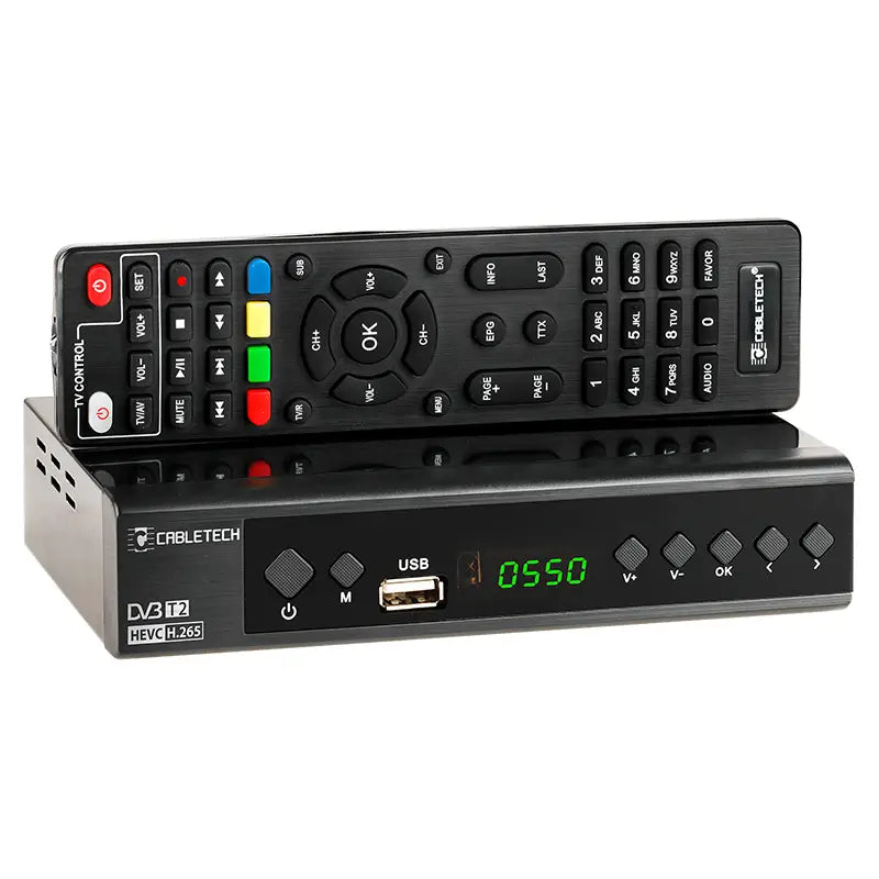 Tuner DIGITAL Terestru DVB-T2 /DVB-T /DVB-C CABLETECH URZ0336C