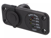 Voltmetru si bricheta auto 7-33VDC SCI A13-142A254PD-BB3